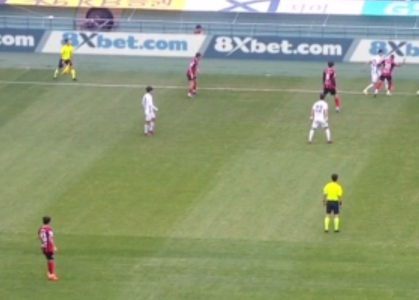 कोरियाई के-लीग हाफटाइम: किम गन-ही ने स्वीप से गोल किया, गैंगवोन अस्थायी रूप से 1-0 सियोल