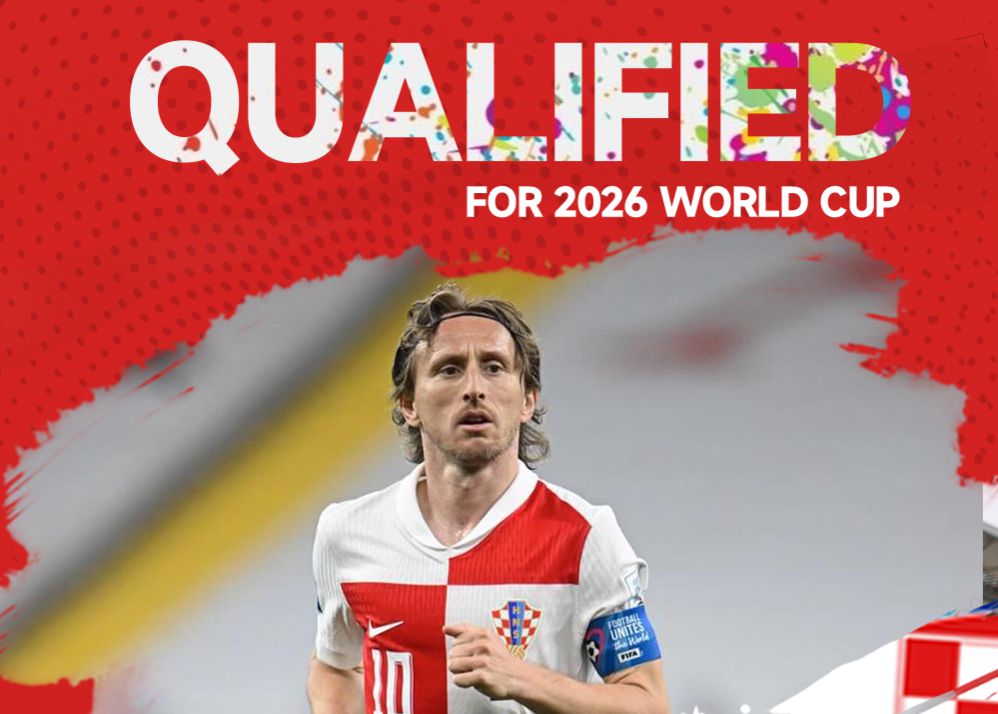 क्रोएशिया ने निर्धारित समय से पहले ग्रुप वन राउंड में पहला स्थान हासिल किया और सातवीं बार विश्व कप में प्रवेश किया!
