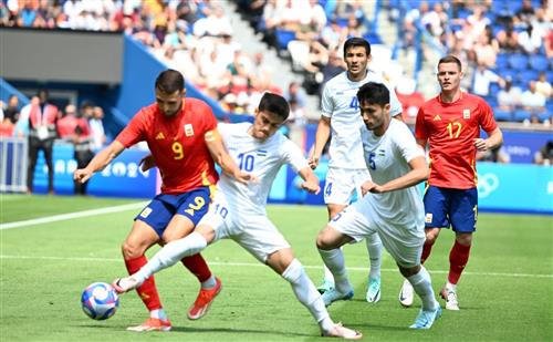 उज़्बेकिस्तान U23 बनाम स्पेन U23