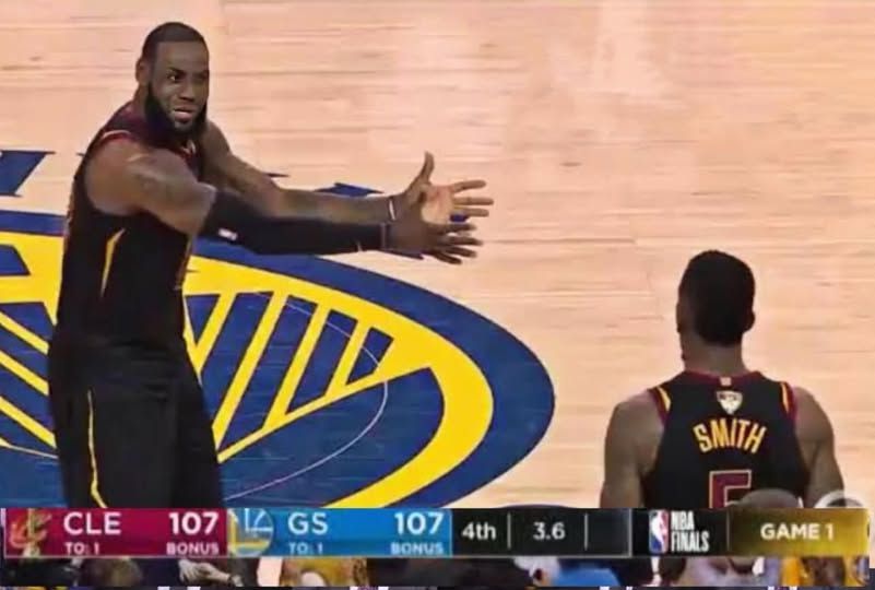 जेआर: जेम्स ने अभी भी मुझे माफ नहीं किया है, लेकिन टाइमआउट नहीं बुलाने से आपके बकरी होने पर कोई असर नहीं पड़ेगा।