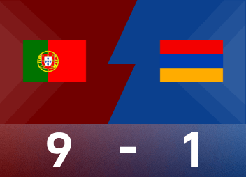 विश्व कप पूर्वावलोकन रिपोर्ट: नेव्स और बी शुल्क अवरुद्ध हैं, पुर्तगाल ने 9-1 से हराया और सीधे विश्व कप में प्रवेश किया